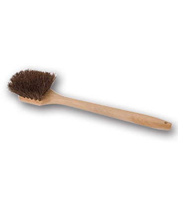 Palmyra Bristle Pot Brush 20"L